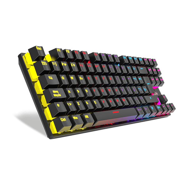 Krom Kasic RGB Gaming  Teclado mecánico TKL Switches Red AntiGhosting