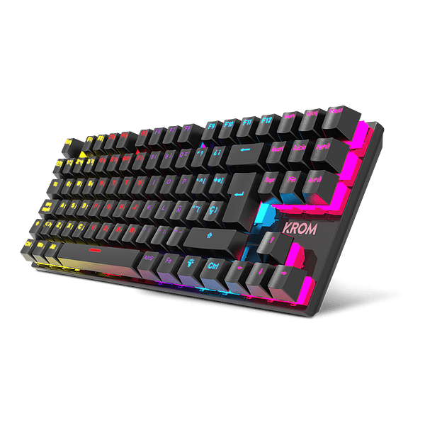 Krom Kasic RGB Gaming  Teclado mecánico TKL Switches Red AntiGhosting
