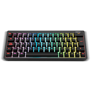 Krom Kreator  Teclado mecánico Gaming 60 RGB PBT Lubricated Switches AntiGhosting Hotswap