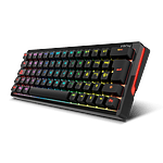 Krom Kreator  Teclado mecánico Gaming 60 RGB PBT Lubricated Switches AntiGhosting Hotswap