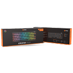 Krom Kreator  Teclado mecánico Gaming 60 RGB PBT Lubricated Switches AntiGhosting Hotswap