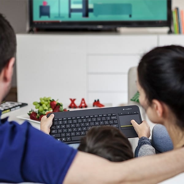 Logitech K400 Plus negro Wireless  Teclado