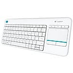 Logitech K400 Plus blanco Wireless  Teclado
