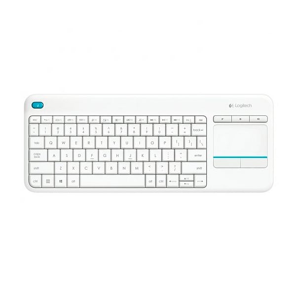Logitech K400 Plus blanco Wireless  Teclado