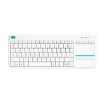 Logitech K400 Plus blanco Wireless  Teclado