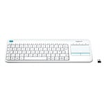 Logitech K400 Plus blanco Wireless  Teclado