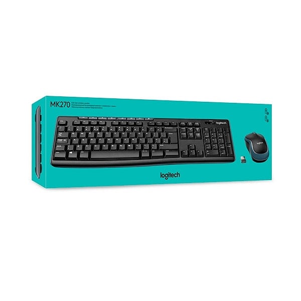 Logitech MK270 Inglés Wireless  Kit teclado y ratón