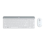 Logitech MK470 Combinación Teclado  Ratón Inalámbricos Blanco compacto y silencioso  Teclado y ratón Logitech MK470 Combinación Teclado  Ratón Inalámbricos Blanco compacto y silencioso  Teclado y ratón