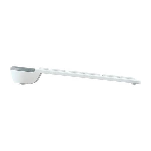 Logitech MK470 Combinación Teclado  Ratón Inalámbricos Blanco compacto y silencioso  Teclado y ratón