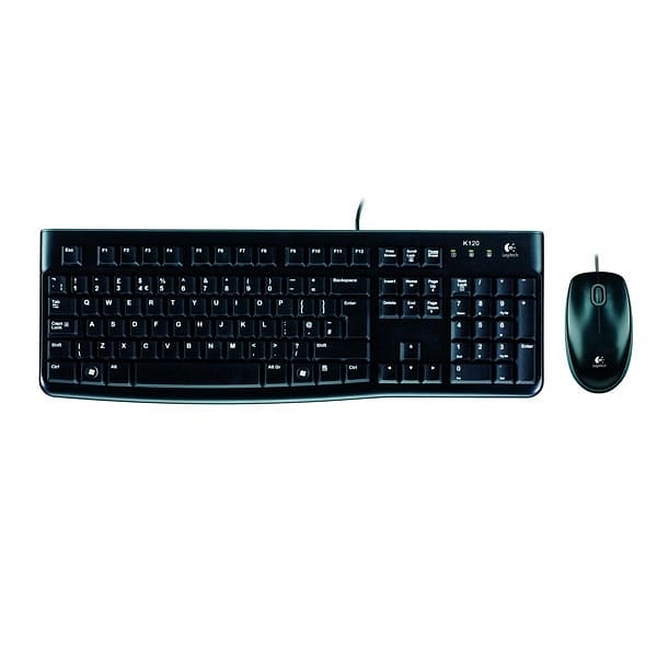 Logitech Desktop MK120 Inglés UK  Kit teclado y ratón