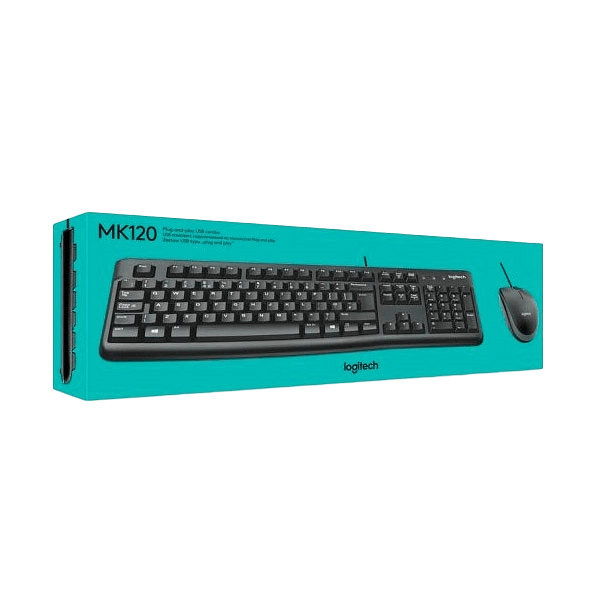 Logitech Desktop MK120 Portugués PT  Kit teclado y ratón