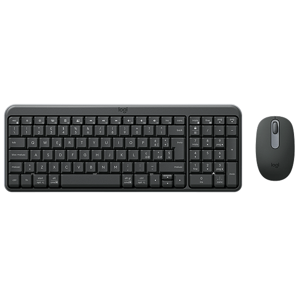 Logitech MK250 Compact Bluetooth Wireless  Teclado y Ratón Pack Oficina