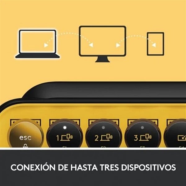 Logitech POP Keys Mecánico Inalámbrico Blast  Teclado