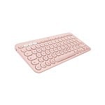 Logitech K380 Multidispositivo Rosa Bluetooth ES - Teclado