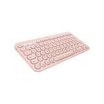 Logitech K380 Multidispositivo Rosa Bluetooth ES - Teclado