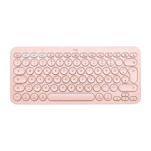 Logitech K380 Multidispositivo Rosa Bluetooth ES  Teclado