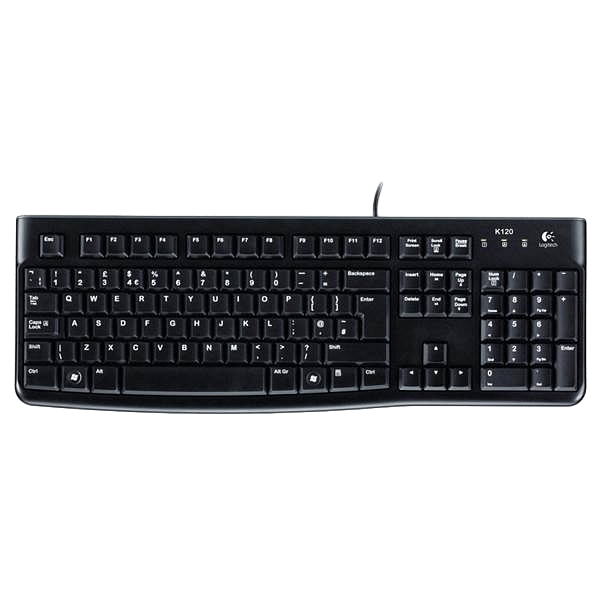 Logitech K120 Ruso RU  Teclado