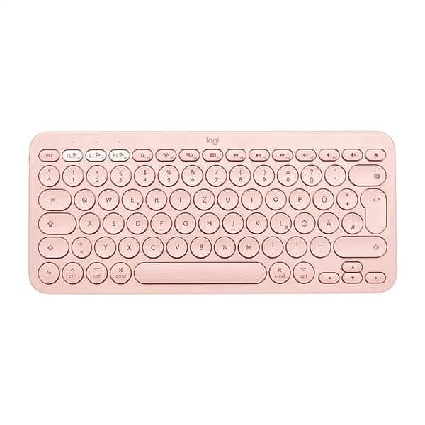 Logitech K380 for Mac Bluetooth Multidispositivo Rosado ES  Teclado