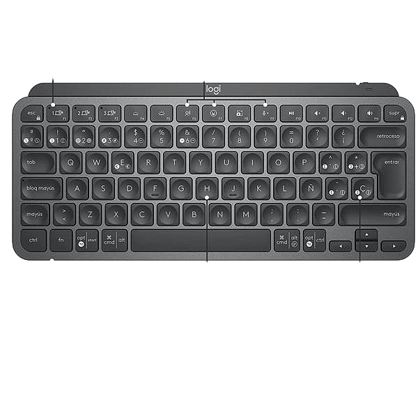 Logitech MX Keys Mini Retroiluminado Grafito ES  Teclado