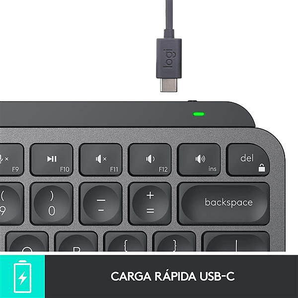 Logitech MX Keys Mini Retroiluminado Grafito ES  Teclado