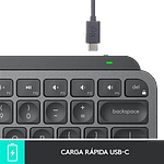 Logitech MX Keys Mini Retroiluminado Grafito ES  Teclado
