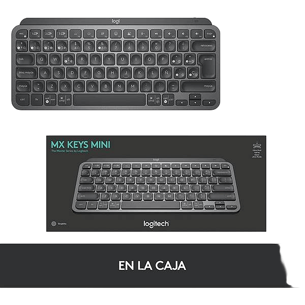 Logitech MX Keys Mini Retroiluminado Grafito ES  Teclado