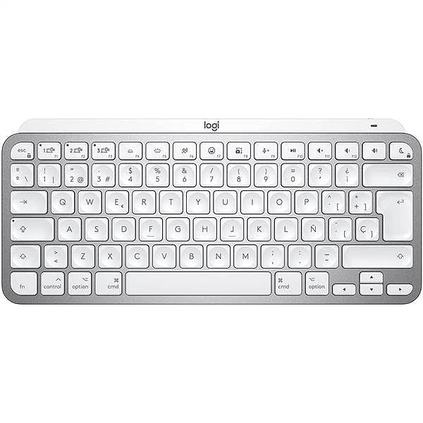 Logitech MX Keys Mini para Mac Retroiluminado Gris Pálido ES  Teclado