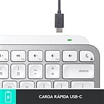 Logitech MX Keys Mini para Mac Retroiluminado Gris Pálido ES  Teclado