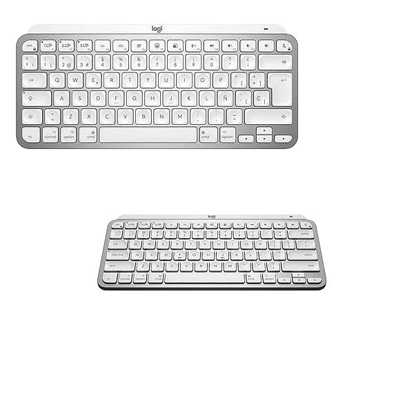 Logitech MX Keys Mini para Mac Retroiluminado Gris Pálido ES  Teclado