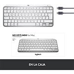Logitech MX Keys Mini para Mac Retroiluminado Gris Pálido ES  Teclado