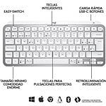 Logitech MX Keys Mini Retroiluminado Gris Pálido ES  Teclado