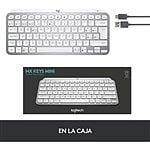 Logitech MX Keys Mini Retroiluminado Gris Pálido ES  Teclado