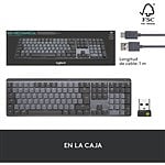 Logitech MX Mechanical Layout US MX Táctil Silencioso Grafito  Teclado mecánico