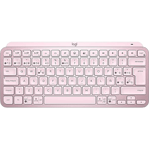 Logitech MX Keys Mini Retroiluminado Rosado ES  Teclado