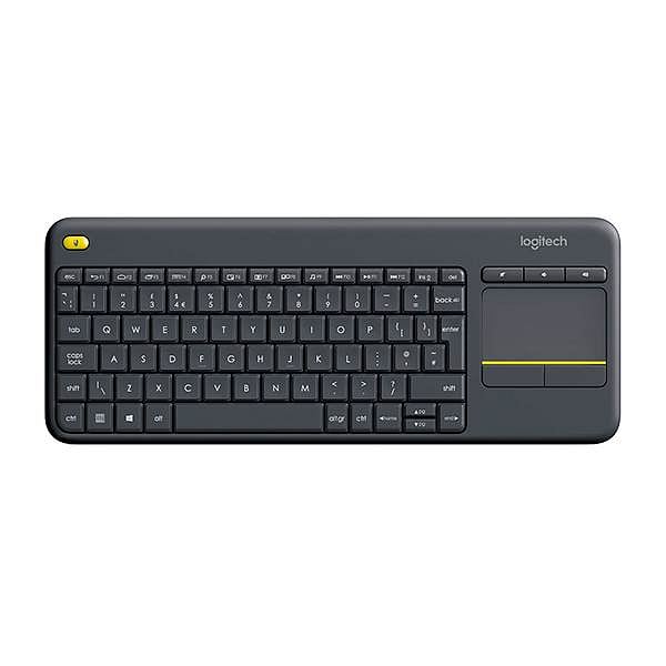 Logitech K400 Plus Negro Wireless Layout Francés  Teclado