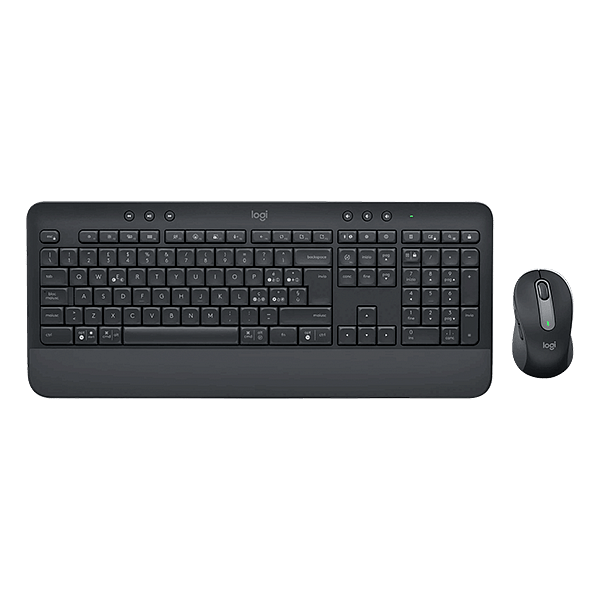 Logitech MK650 graphite wireless  Kit de teclado y ratón