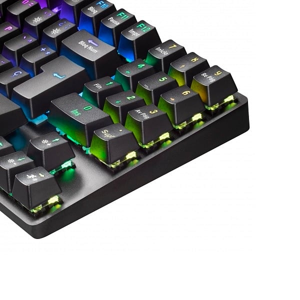 Mars Gaming MKREVOPRO TKL RGB Red  Teclado