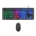 Mars Gaming MCPTKL Teclado TKL RGB  Ratón RGB  Pack Teclado y Ratón