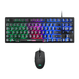 Mars Gaming MCPTKL Teclado TKL RGB  Ratón RGB  Pack Teclado y Ratón