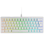 Mars Gaming MKMINIPRO Compact Blanco  Teclado mecánico 60 Switch Brown RGB HotSwappable Antighosting Mars Gaming MKMINIPRO Compact Blanco  Teclado mecánico 60 Switch Brown RGB HotSwappable Antighosting