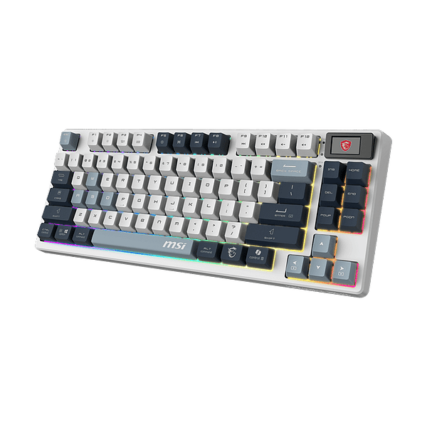 MSI Forge GK600 TKL Wireless SKY ES  Teclado mecánico Inalámbrico RGB Hotswappable Conectividad Trimodo