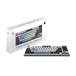 MSI Forge GK600 TKL Wireless SKY ES  Teclado mecánico Inalámbrico RGB Hotswappable Conectividad Trimodo