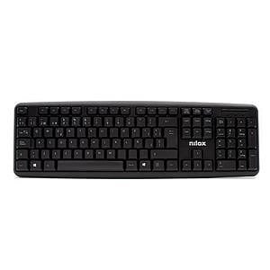 Teclado Nilox NXKBE000002 Negro