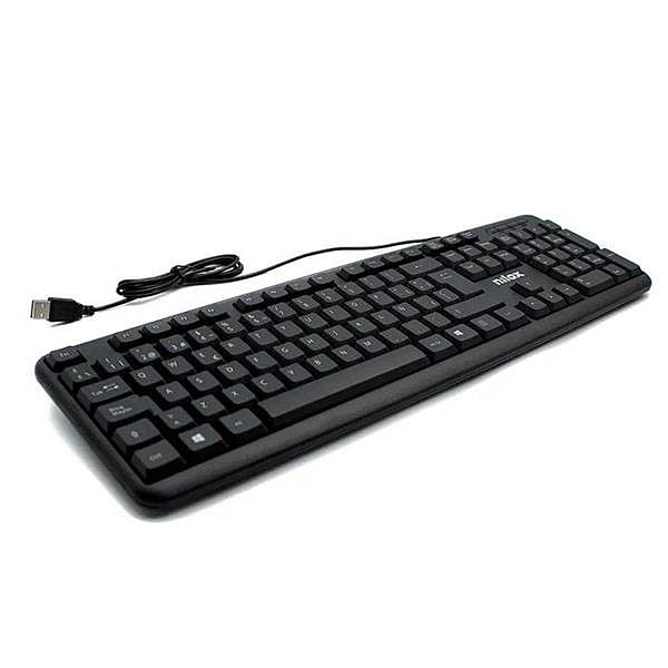 Teclado Nilox NXKBE000002 Negro