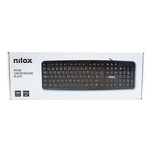 Teclado Nilox NXKBE000002 Negro