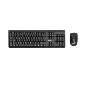 Nilox NXKMWE011 Wireless Negro   Kit teclado y ratón