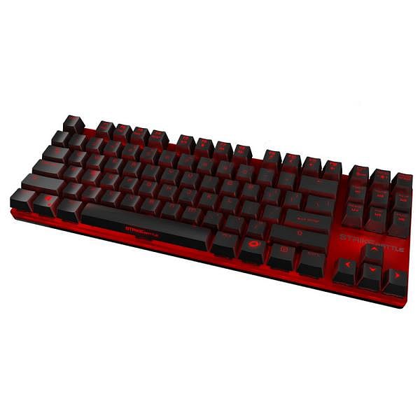 Ozone Strike Battle Negro Rojo  Teclado