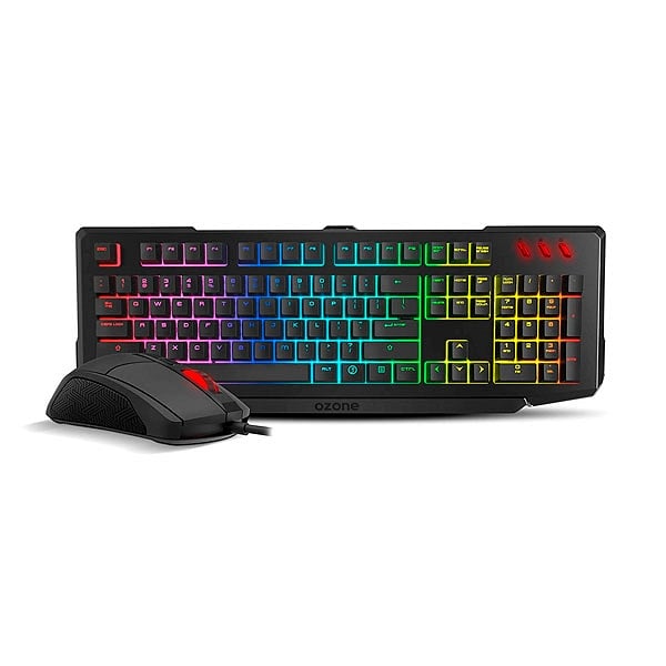 Ozone double Tap RGB  Kit de teclado y ratón