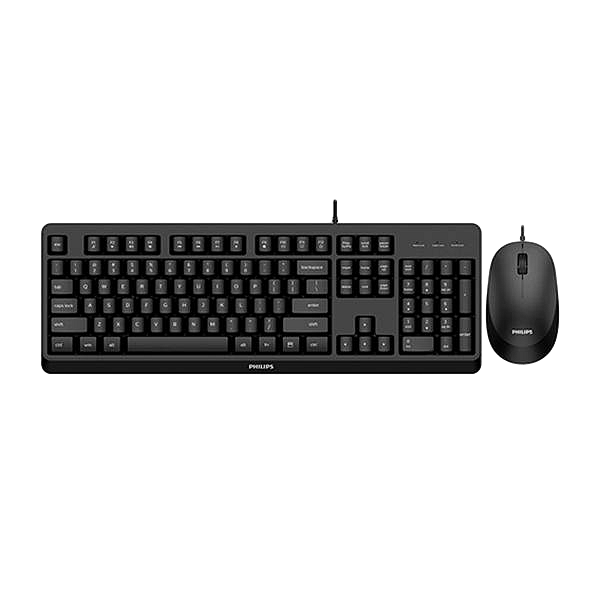 Philips SPT6207BL combo black  Kit teclado y ratón