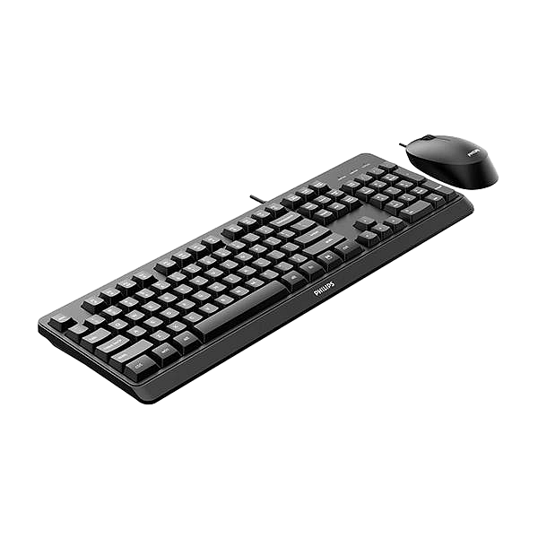 Philips SPT6207BL combo black  Kit teclado y ratón